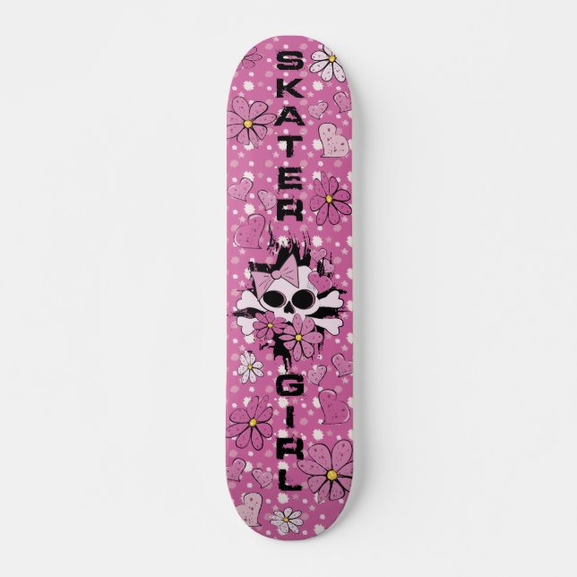 Skater-Mädchen Skateboard (Vorne)