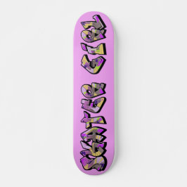 Skater-MädchenGraffitiSkateboard Skateboard