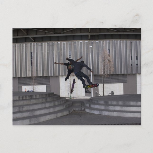 Skater Postkarte (Vorderseite)