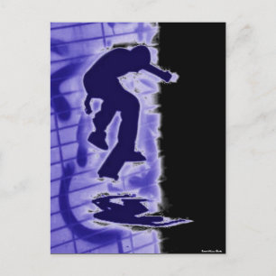 Skater Postkarte