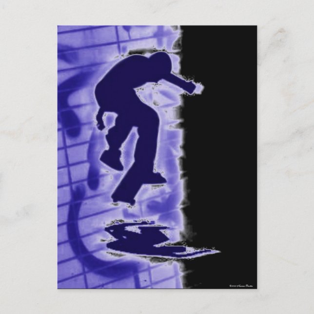 Skater Postkarte (Vorderseite)