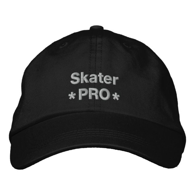 Skater Pro Bestickte Kappe (Vorderseite)