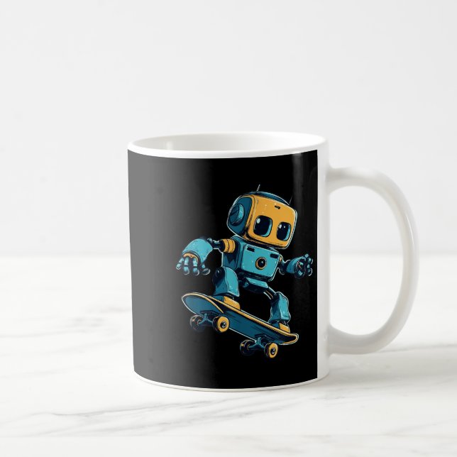 Skater-Roboter-Kostüm  Kaffeetasse (Rechts)