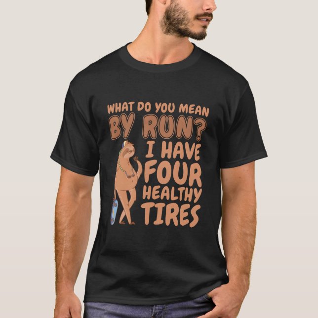 Skater Skateboarding Skateboarder Skateboard Sloth T-Shirt (Vorderseite)