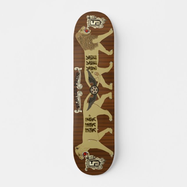 Skater Skateboards von Pride Lion Art Edition (Vorne)