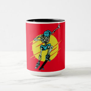 Skater Skeleton Tasse