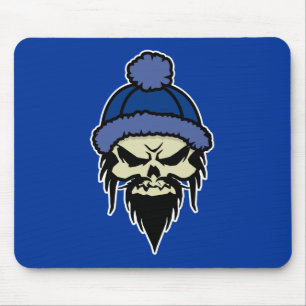 Skater Skull (blau) Mousepad