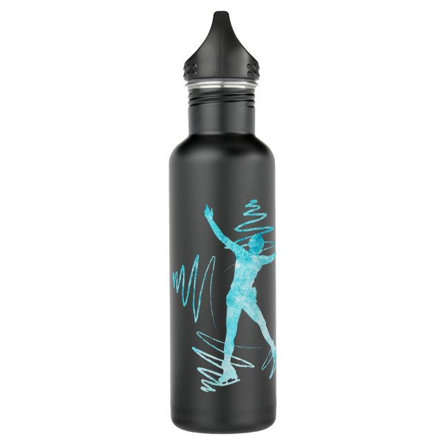Skater-Wasserflasche Die Sterne-Kanten gefroren Edelstahlflasche (Links)