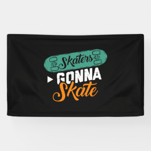 Skaters Gonna Skate-Niedlich Roller Derby Roller S Banner