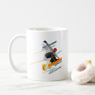 Skateur de sport extrême rétro   #11 Mug Classique