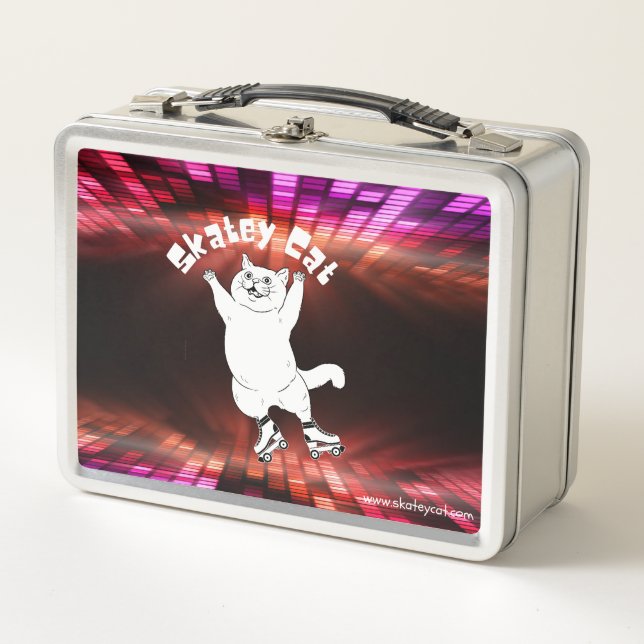 Skatey Cat Lunch Box (Vorderseite)