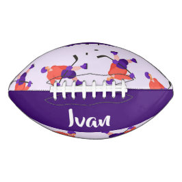 Skating ice hockey player pattern football