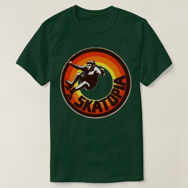 Skatopia-Retrodesign T-Shirt (Design vorne)