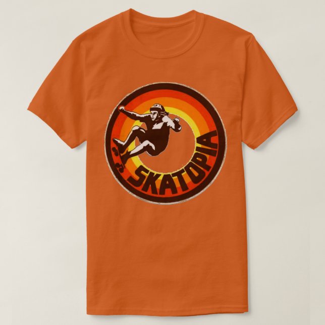 Skatopia-Retrodesign T-Shirt (Design vorne)