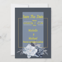 Skaymarts | Elegante Save the Date-Karte der Rose Date