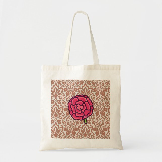 SKAYMARTS | Floral Boho Design Tote bag Tragetasche (Vorne)