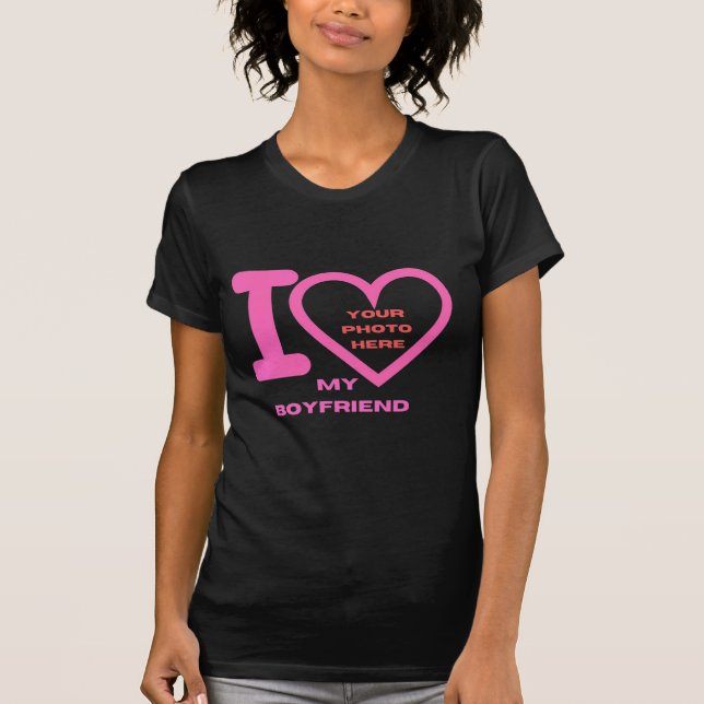 SKAYMARTS | I Liebe Mein Freund Foto T - Shirt (Vorderseite)