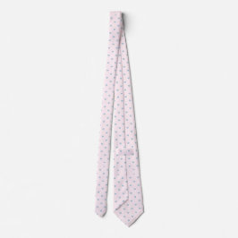 Skaymarts Lavender Blue Hearty Design Neck Tie Krawatte