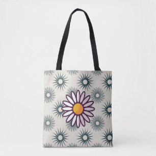 SKAYMARTS Sunflower Boho Design Shopping Bag Tasche