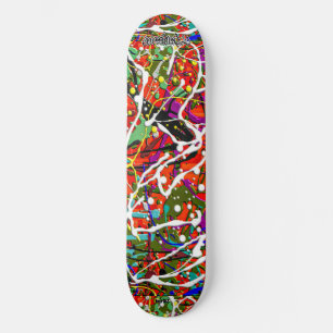 SKB_013 Spritzer Paint Art Skateboard Deck