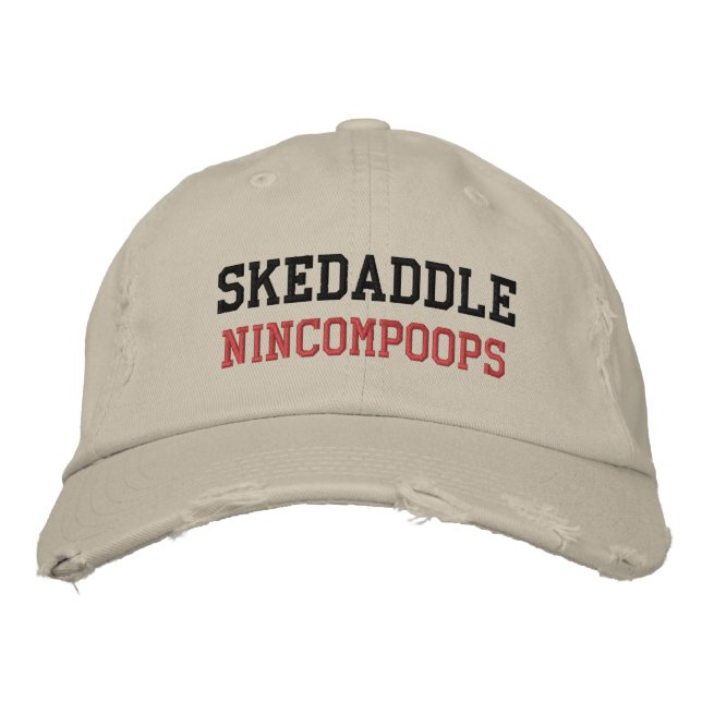 SKEDADDDLE NINMISCHUSCHHUT BESTICKTE BASEBALLKAPPE (Vorderseite)