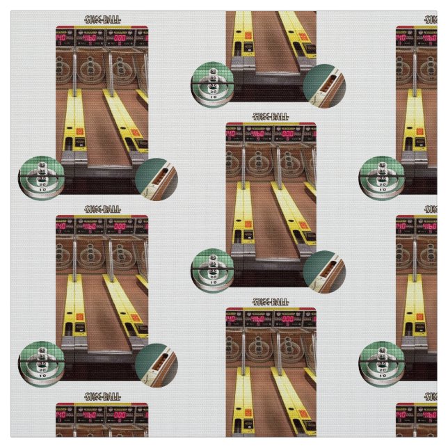 Skee-Ball-Gewebe Stoff (Muster)