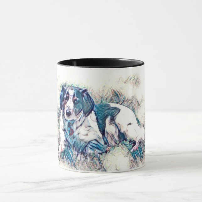 Skeeter die Hundkaffee-Tasse Tasse (Zentrum)