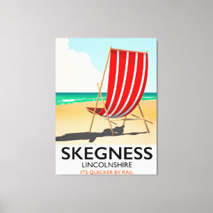 Skegness Lincolnshire Strandplakat Leinwanddruck