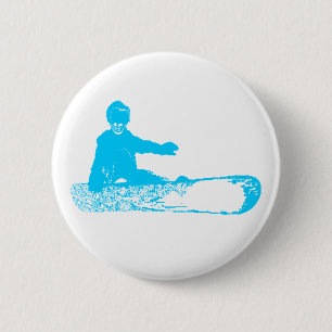 Skeleboarder. Button