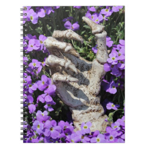 Skelethand Gothic / Notebook Notizblock