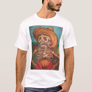 skeleto Betrug-Akkordeon y Burro T-Shirt