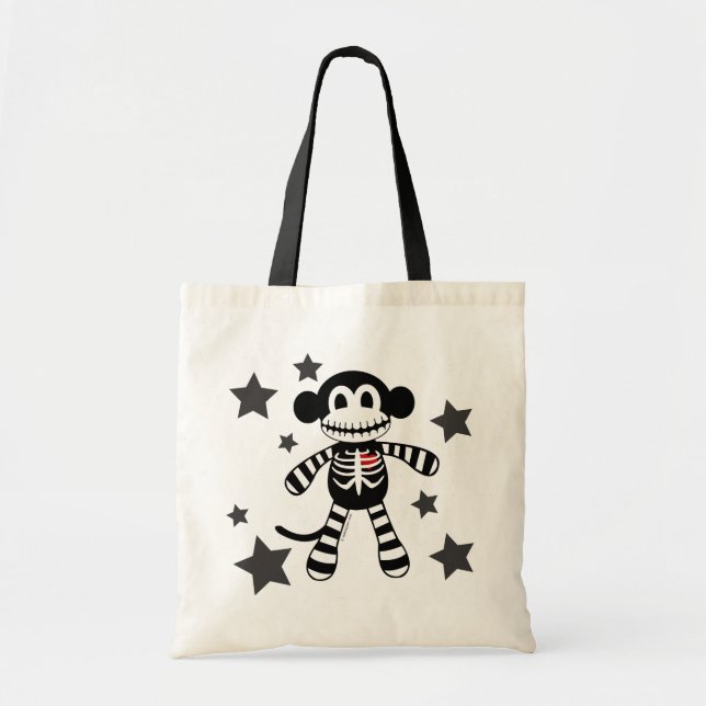 Skeleton Affe-Tasche Tragetasche (Vorne)