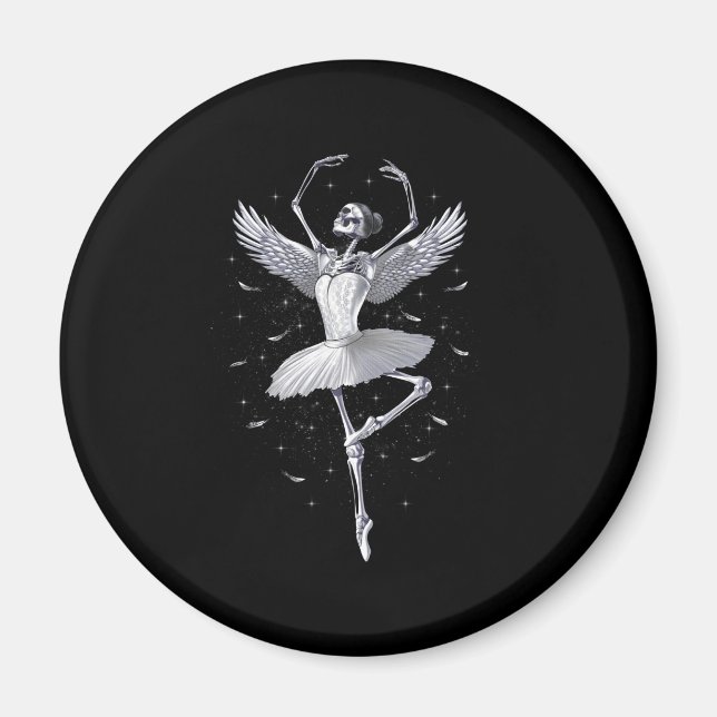 Skeleton Ballerina Magnet (Vorne)