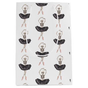 Skeleton Ballerina - Spooky Grace trifft Gotik Mittlere Geschenktüte