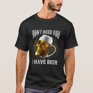skeleton beer mug T-Shirt
