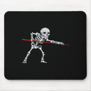 Skeleton Billiards Billiard Pool Snooker Halloween Mousepad