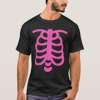 Skeleton Body Pink Xray Halloween Kostümmädchen Tw T-Shirt