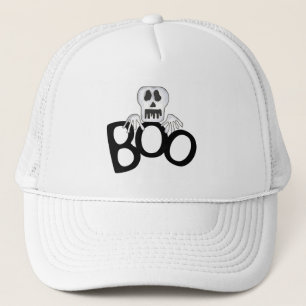 Skeleton Boo Tshirts und Geschenke Truckerkappe