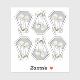 Skeleton Brides Sticker Set