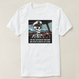 Skeleton Caption Shirt. Halloween-Shirt T-Shirt