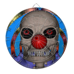Skeleton Clown Dartscheibe