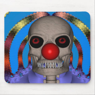 Skeleton Clown Mousepad