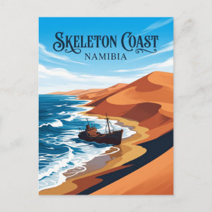 Skeleton Coast Namibia Postkarte