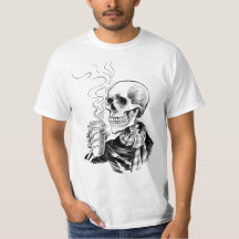 Skeleton Coffee Shirt