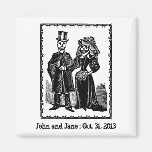 Skeleton Couple - Magnet #2 (Anpassen)