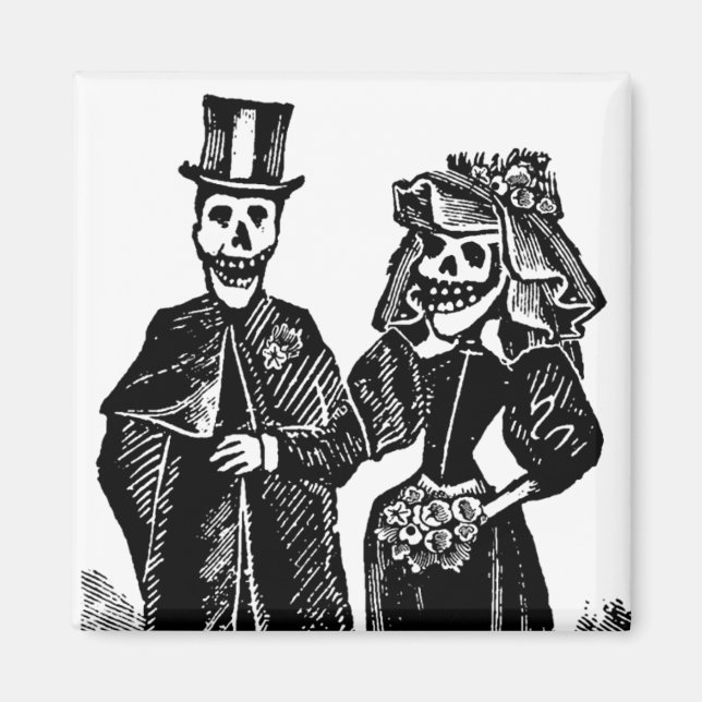 Skeleton Couple - Magnet #3 (Vorne)