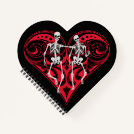 Skeleton Couple Notizbuch