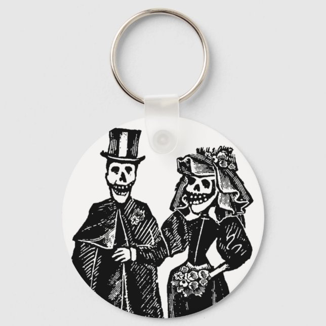 Skeleton Couple - Schlüsselanhänger (Vorderseite)
