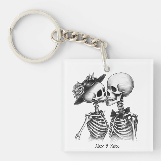 Skeleton Couple Schlüsselanhänger (Vorderseite)