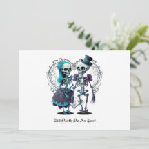 Skeleton Couple Wedding